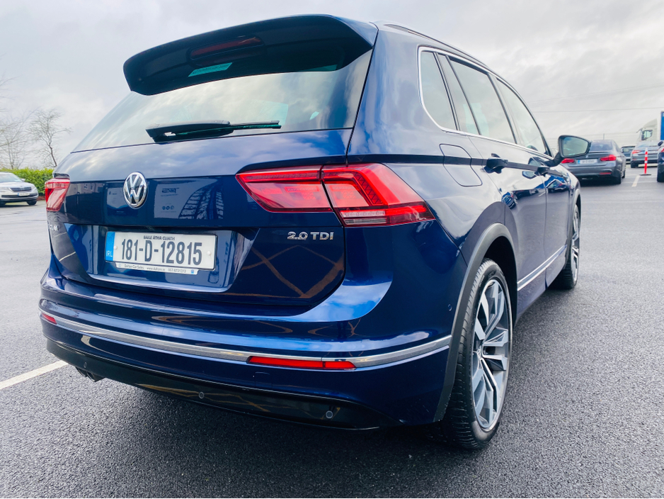2018 Volkswagen Tiguan R-LINE  2.0 TDI 150HP D7F 5DR €25,995
