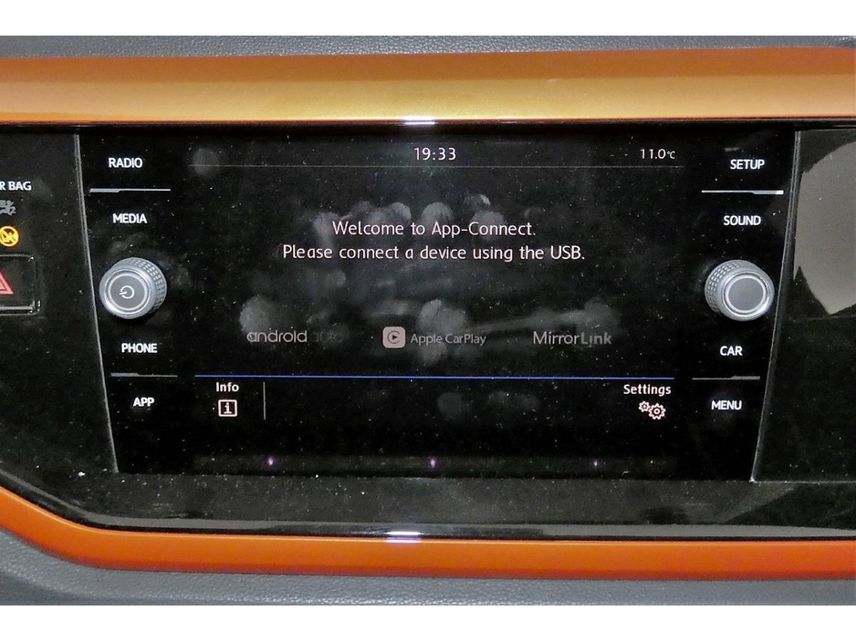 2019 Volkswagen Polo 1.0 TSI DSG ENERGETIC ORANGE*REVERSE CAM*F/R PARK SENSORS* €16,890