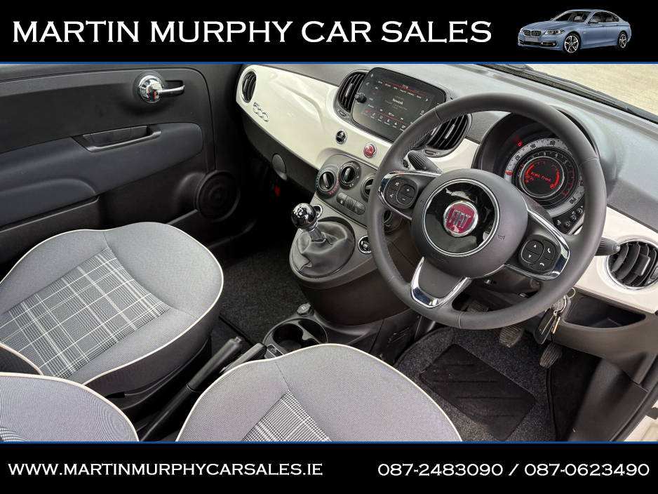 2020 Fiat 500 1.0 LOUNGE 70BHP LOW KMS €12,950