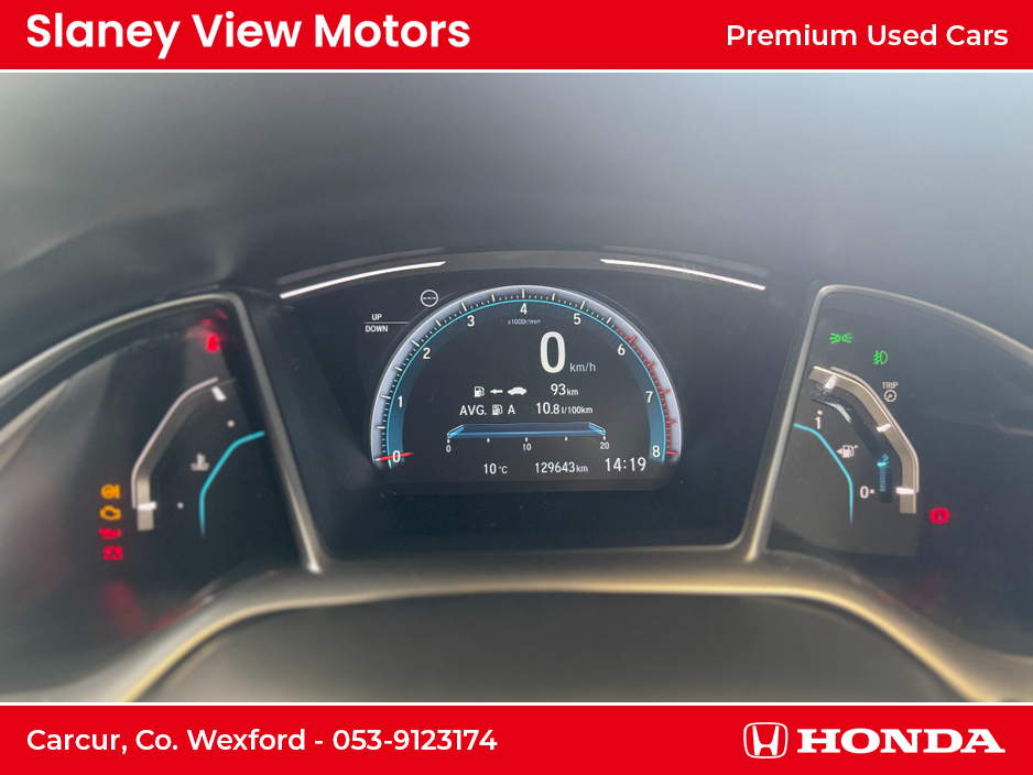 2019 Honda Civic 4DR 1.0 124BHP SMART PLUS €19,950