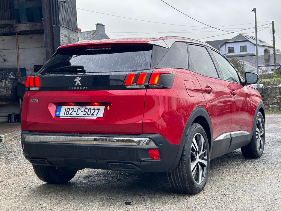 2018 Peugeot 3008 ALLURE 1.5 BLUE HDI 130 6 6.2 4DR €15,950