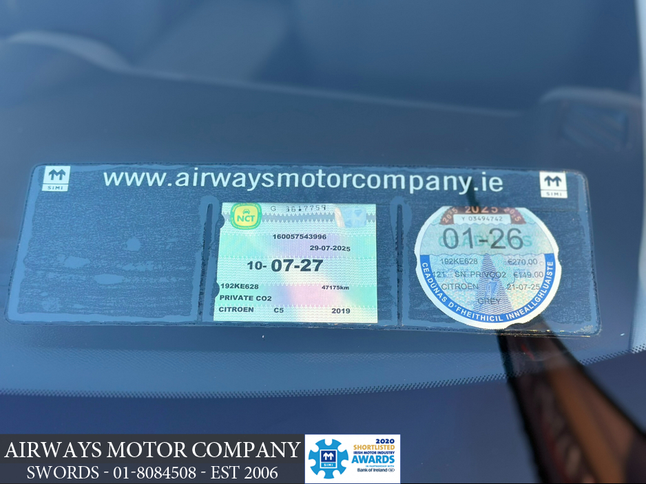 2019 Citroen C5 AIRCROSS 1.2T 5DR - LOW KMS €16,500