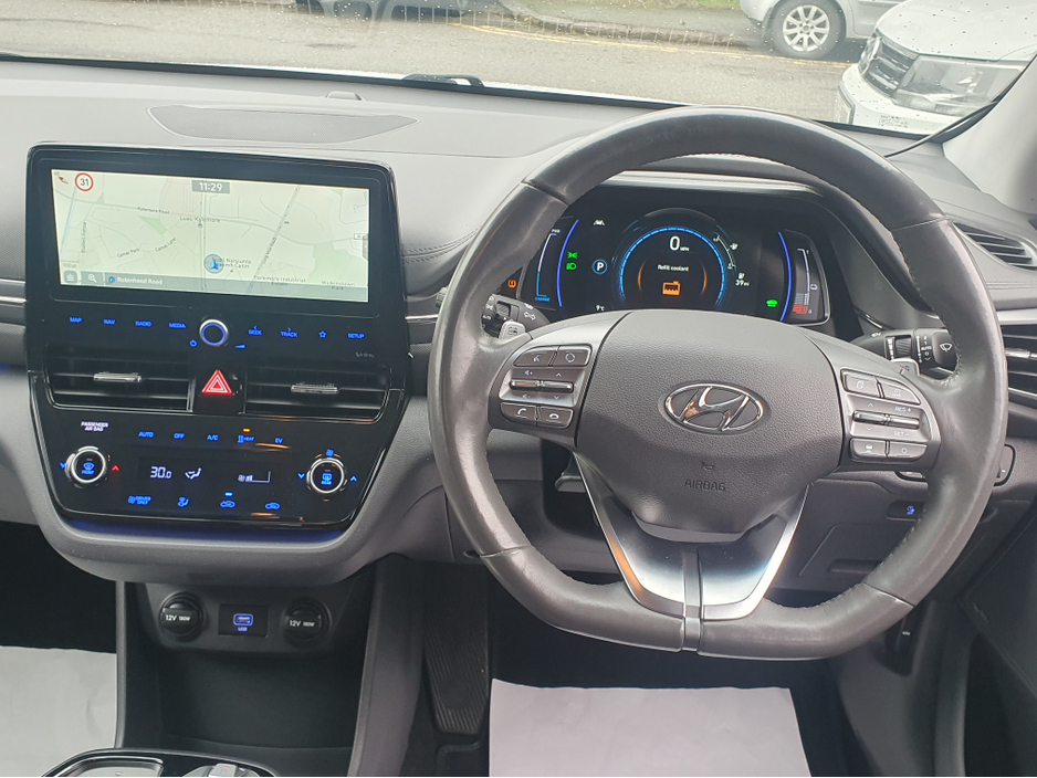 2022 Hyundai Ioniq PREMIUM AUTOMATIC FULLY ELECTRIC NCT 02/28 FINANCE AVAILABLE @ €59 PER WEEK HEATED SEATS/ SAT NAV/ TOUCH SCREEN MEDIA/ BLUETOOTH/ USB/ REVERSE CAMERA/ HISTORY CHECKED €14,950
