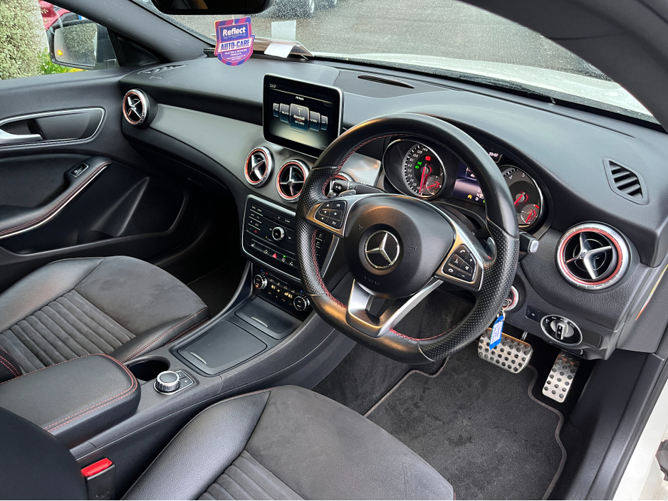 2015 Mercedes-Benz CLA Class 180 AMG BLACK EDITION AUTOMATIC 1.6 PETROL //HIGH SPEC//LOW MILES//KEYLESS ENTRY//HALF LEATHER HEATED SEATS//ADAPTIVE CRUISE CONTROL//REVERSE CAMERA// €19,950