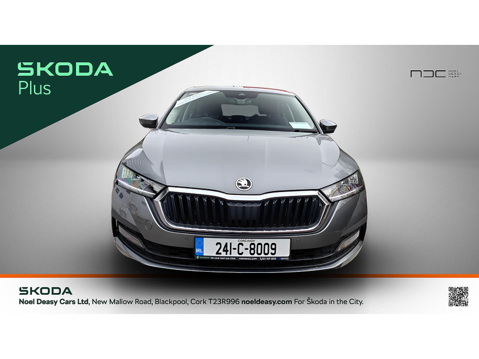 2024 Skoda Octavia AMBITION 2.0 TDI 115 BHP-GRAPHITE GREY METALLIC- FACTORY REAR SPOLIER- BLACK BADGING €29,950