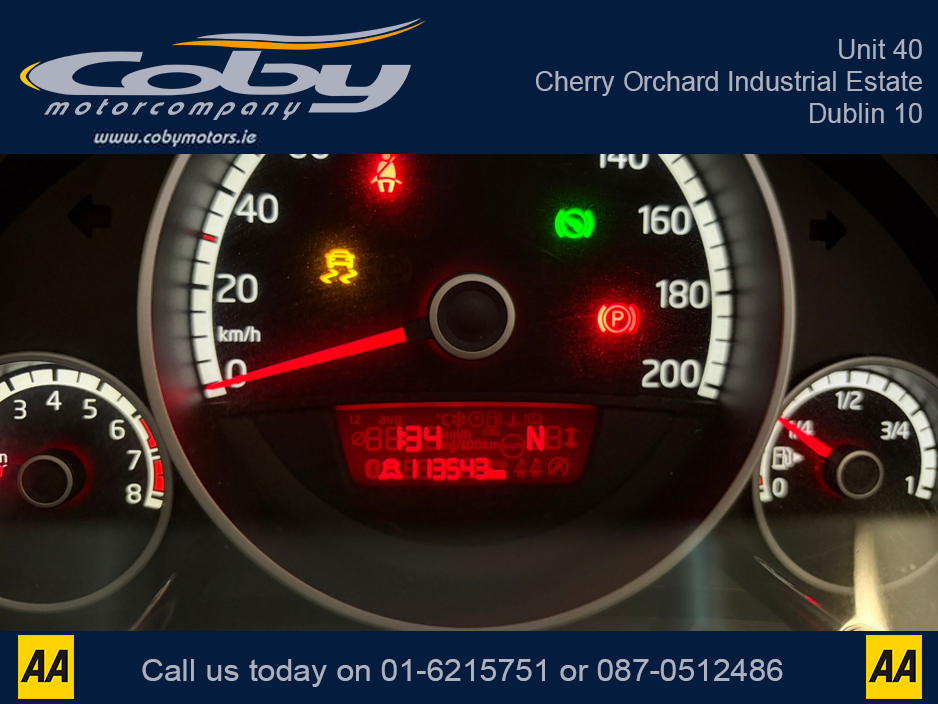 2014 Volkswagen up! 1.0 AUTO 5DR. New NCT done before collection, Half Leather, Heated Seats, Parking Sensors, AUX, Central Locking, Radio, CD Player, Air Conditioning,  Luggage Cover, Electric Front Windows and more. €7,950