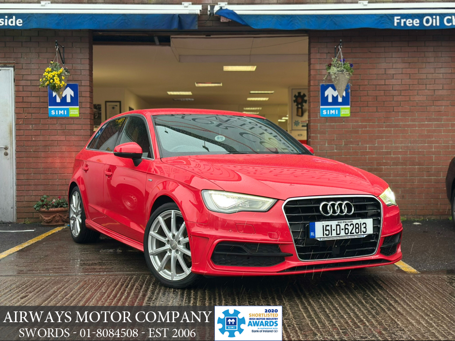 2015 Audi A3 1.4 TFSI S-LINE 5DR  - LOW KMS €14,950