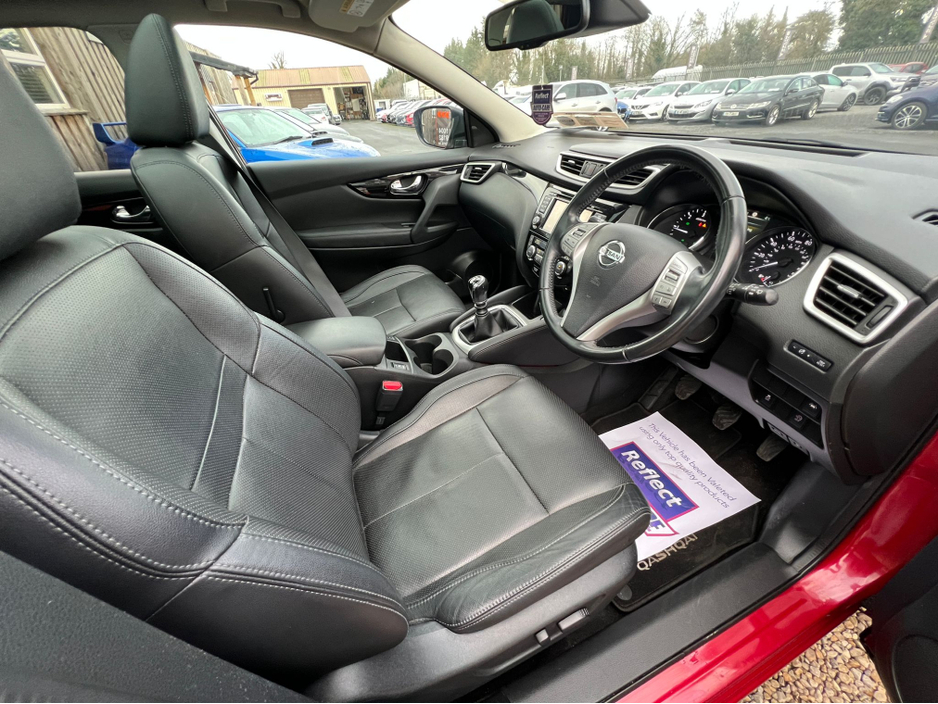 2017 Nissan Qashqai ==1.5 DCI TEKNA //FULL LEATHER//PAN ROOF//HEATED SEATS== €11,950