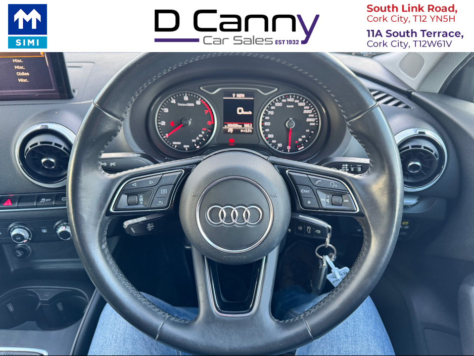 2018 Audi A3 SPORTBACK 1.0 TFSI 115 SE 4DR €19,450