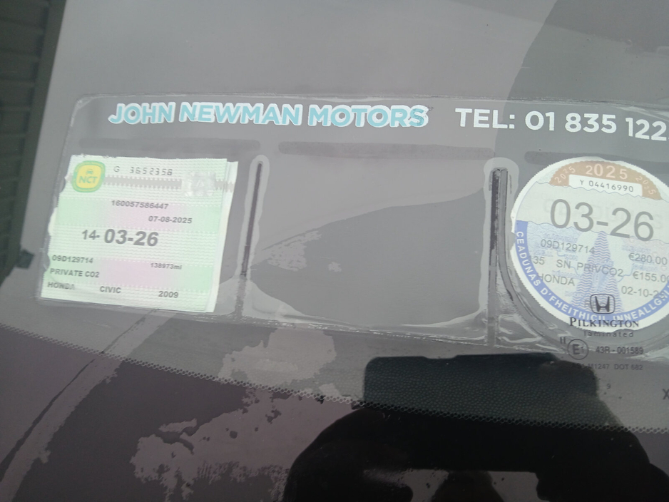 2009 Honda Civic 1.4 i-VTEC Type S €3,200