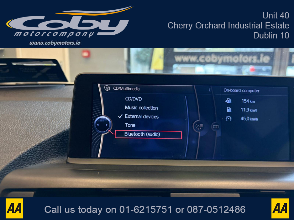 2012 BMW 1 Series 1.6 5DR AUTO M-Sport . NCT Cruise Control, Dual Climate Control, Alloy Wheels, Revers Camera, Bluetooth, Folding Rear Seats, CD Player & more. €9,950