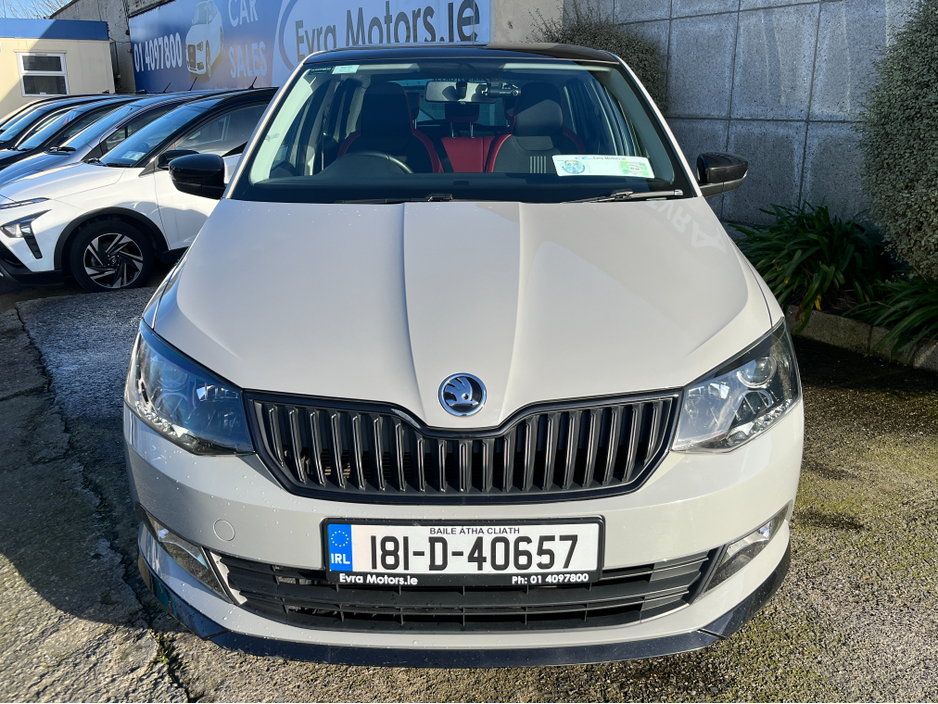 2018 Skoda Fabia MONTE CARLO AUTOMATIC 1.0 TSI PETROL //LOW MILES//HIGH SPEC//PANORAMIC GLASS ROOF// BUCKET SEATS//CARPLAY// €15,950