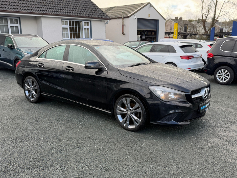 2014 Mercedes-Benz CLA Class CLA 180 URBAN 1.6 PETROL 122 BHP 4DR MANUAL // FULL LEATHER // PRO BLUETOOTH MEDIA // CHROME PACK // BUCKET SPORT SEATS // STUNNING CAR THROUGHOUT €10,950