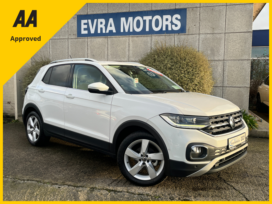 2021 Volkswagen T-Cross STYLE AUTOMATIC 1.0 PETROL //HALF LEATHER SEATS//KEYLESS ENTRY//ADAPTIVE CRUISE CONTROL//REVERSE CAMERA// €22,950