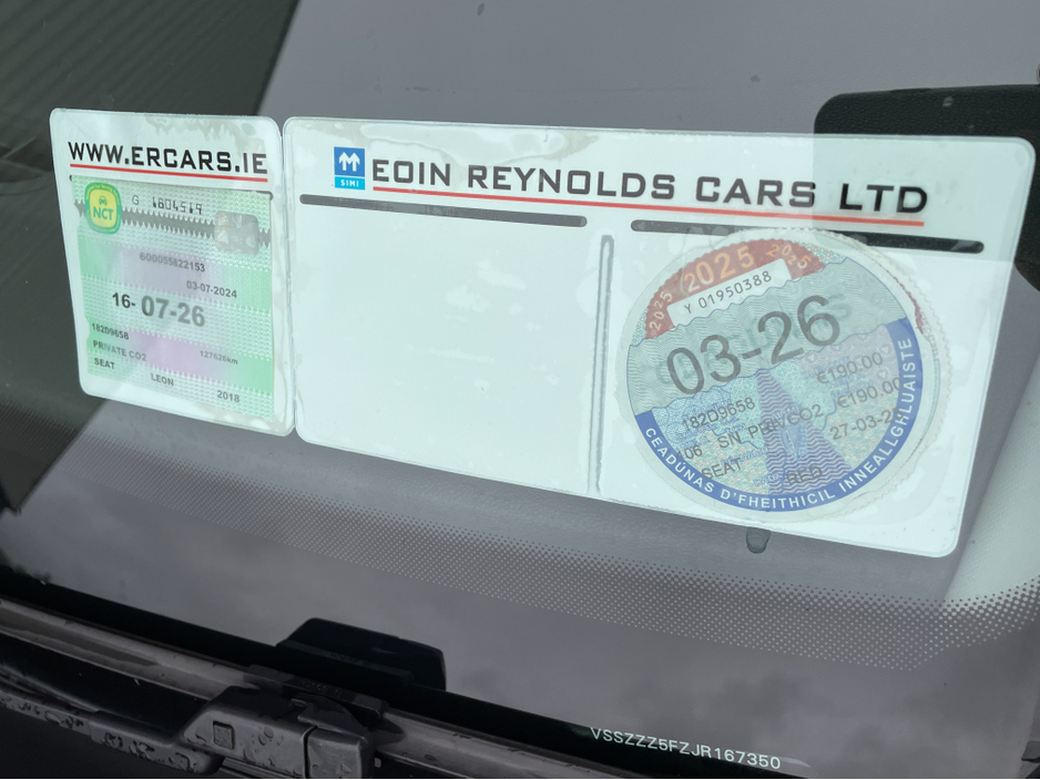 2018 SEAT Leon 1.6 TDI 115HP SE 5DR VERY GOOD! €14,995