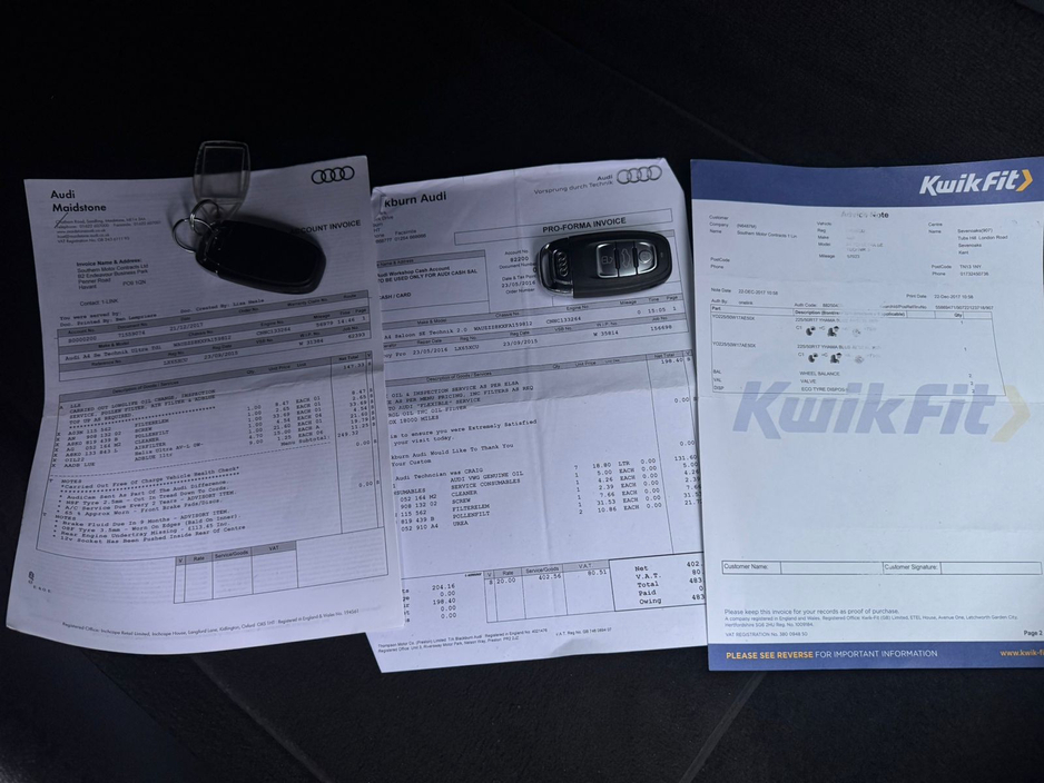 2015 Audi A4 2.0 TDI  TECHNIK ULTRA  163PS 4DR SPORT 35 AUTO €8,750