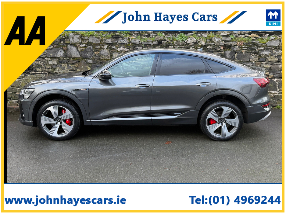 2022 Audi e-tron 55 S LINE QUATTRO COUPE//SUPERB SPEC//VERY LOW MILEAGE//IMMACULATE CONDITION//AUDI HISTORY//SIMI AND AA DEALER €34,900