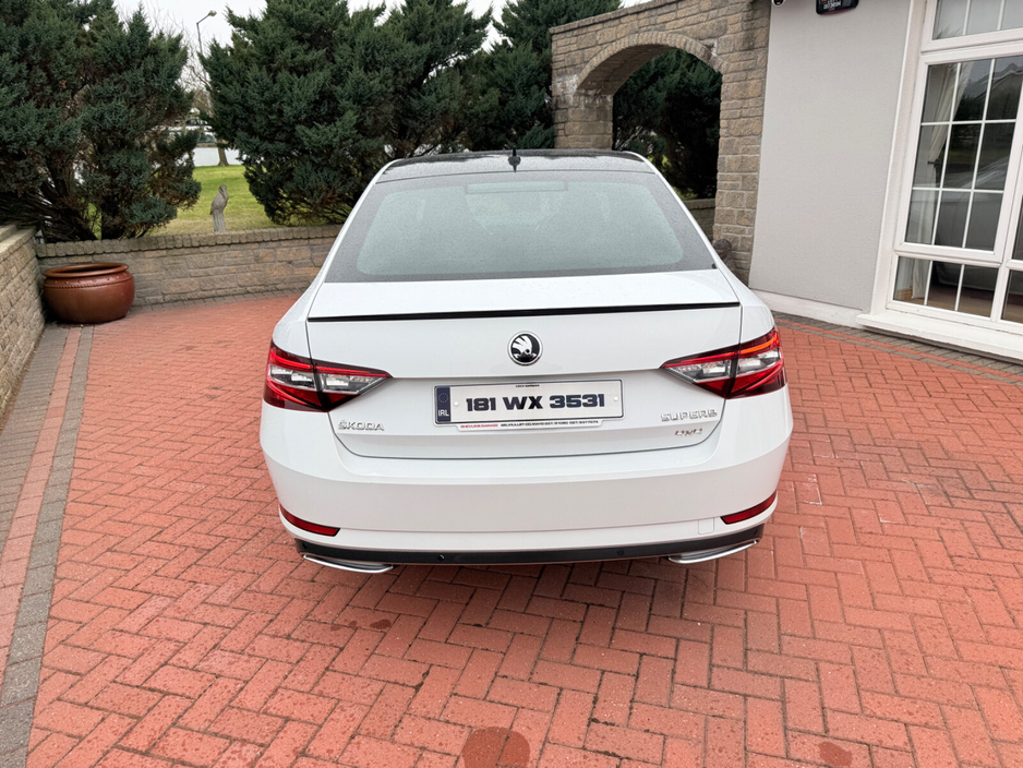 2018 Skoda Superb 2.0 TDI 190bhp Sportline DSG €19,995