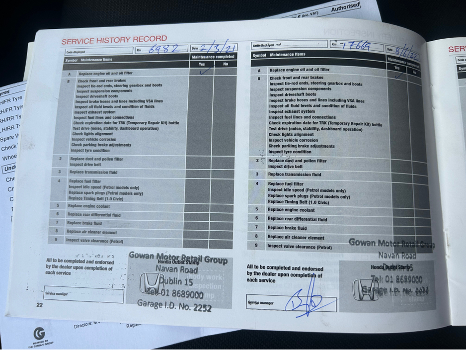 2020 Honda Civic ONLY 25,000 MILES PETROL 124BHP SMART PLUS €20,995