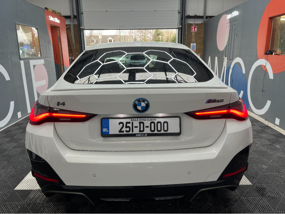 2025 BMW i4 €58950 2025 BMW I4 M50 ONLY 9K KMS / CRUISE CONTROL / 360° PARKING CAMERA / ELECTRIC MEMORY & HEATED SEATS / HEATED STEERING WHEEL / APPLE CARPLAY / AMBIENT LIGHTS €58,950