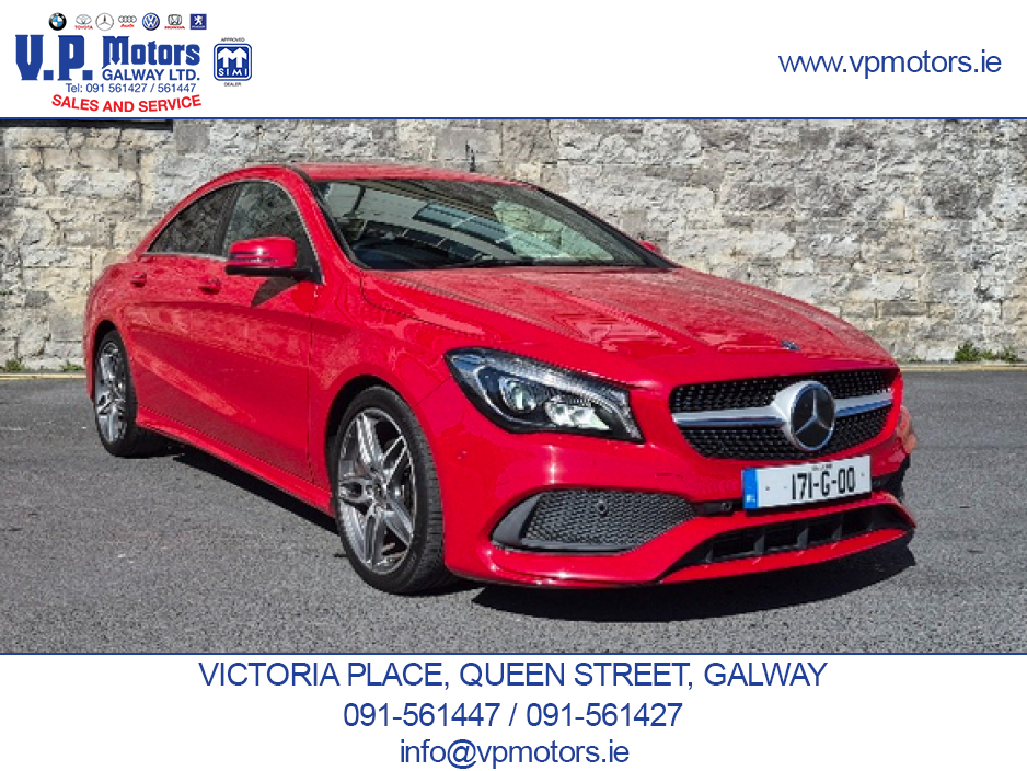 2017 Mercedes-Benz CLA Class AMG SPORT LINE,HALF LEATHER,LOW KM, AUTOMATIC €19,500