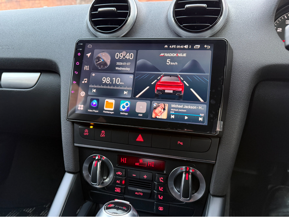 2012 Audi A3 1.4tfsi Automatic, Only 64kms, New Nct 12/2026, Apple Car Play, Android Auto, Reversing Camera, Bluetooth, Sat Nav, Cruise Control, Alloys, A/C, Service & Warranty Included, SIMI Dealer, €10,750