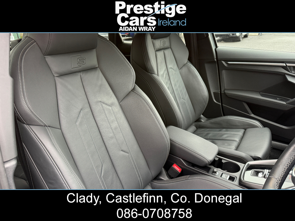 2022 Audi A3 1.4 45 TFSI E S LINE COMPETITION SPORTBACK BLACK EDITION,BODY KIT,DAYTONA GREY,XENON LIGHTS,AMBIENT LIGHTING,VIRTUAL COCKPIT,LEATHER,APPLE CAR PLAY,ONE OWNER,FULL AUDI HISTORY,HIGH SPEC €28,000