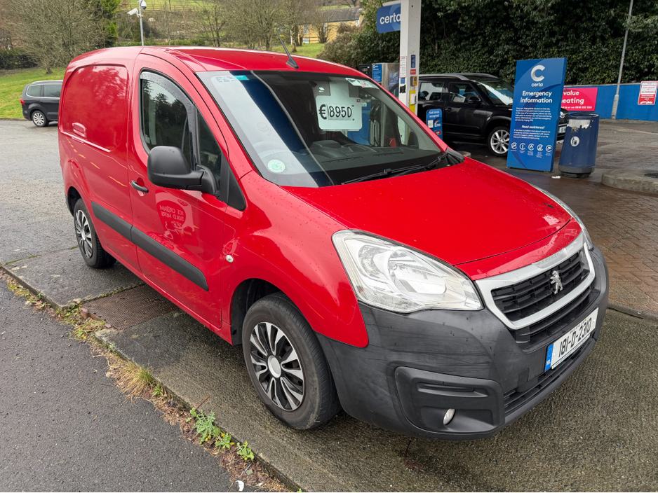 2018 Peugeot Partner PROFESSIONAL 1.6 BLUE HDI 100 NEW TEST €8,950