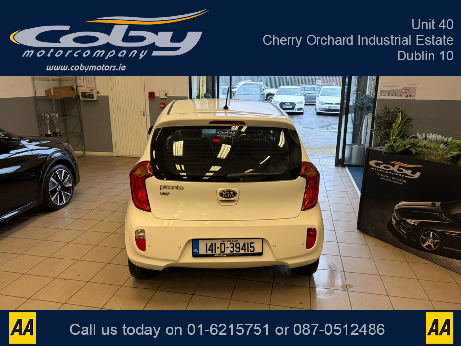2014 Kia Picanto 1.0 MANUAL 5DR. Comes with New NCT before collection, Irish Owned Car, CD Player, 2 Keys, Air Conditioning, Irish Radio, Service History, Alloy Wheels, and more. €5,950