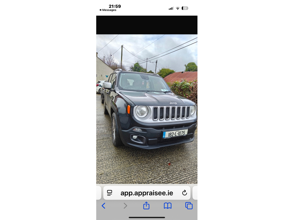 2018 Jeep Renegade 1.6 TDI  120HP LIMITED EDITION 5DR €14,950