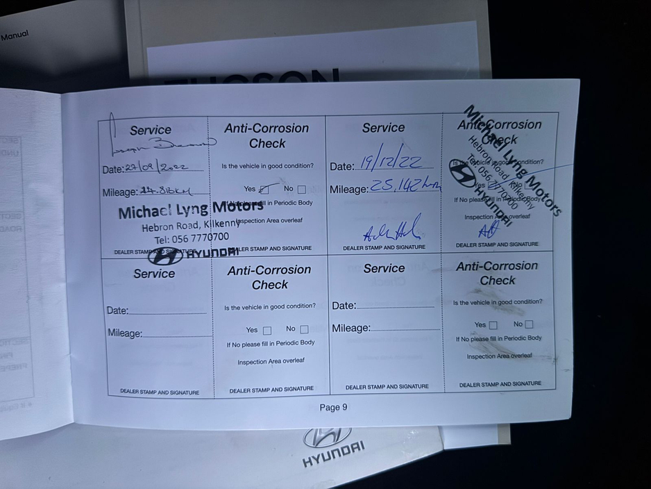 2022 Hyundai Tucson IX35 EXECUTIVE 5DR €24,800