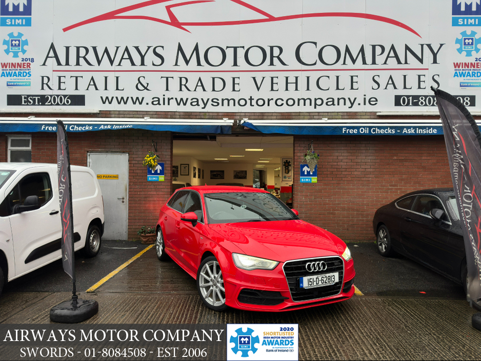 2015 Audi A3 1.4 TFSI S-LINE 5DR  - LOW KMS €14,950