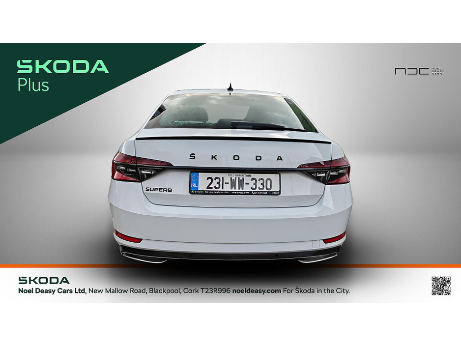 2023 Skoda Superb SPORTLINE 2.0 TDI 150 BHP- HEATED F+R SEATS-VIRTUAL COCKPIT- SUNROOF-2 YEAR SKODA WARRANTY €36,950