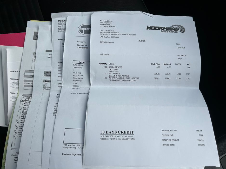 2016 Skoda Octavia VRS 2.0 TDI 184BHP €12,495