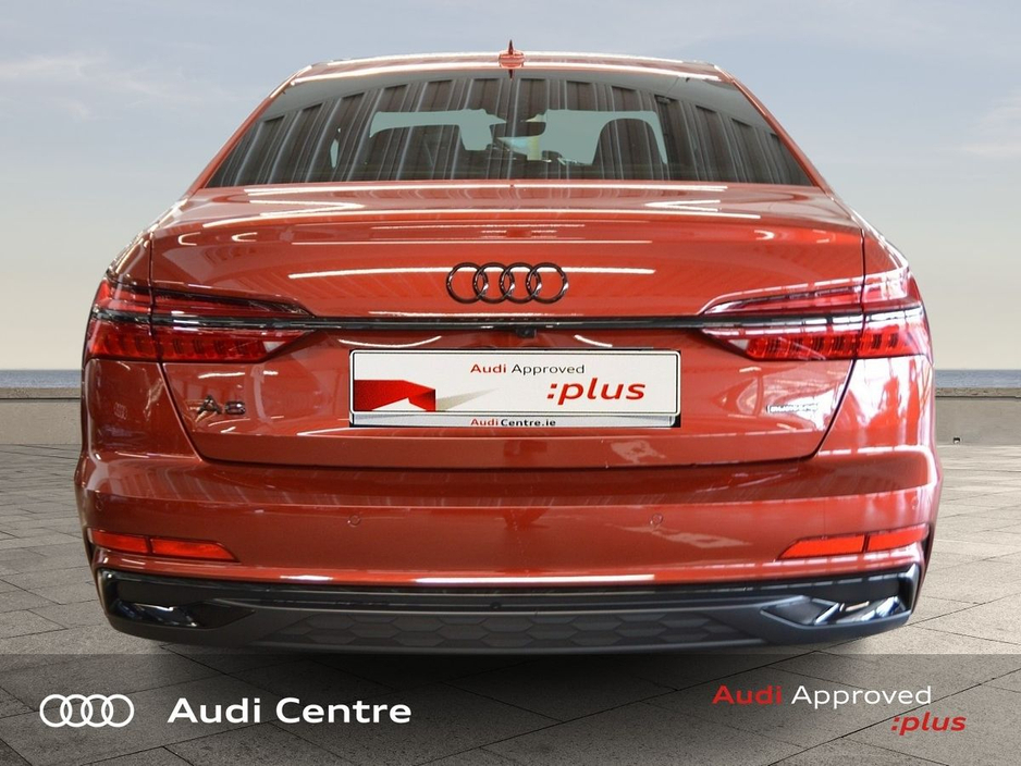2025 Audi A6 40 TDI QUATTRO S-LINE Price new was € 93,189 GRENADINE RED Sunroof €84,999