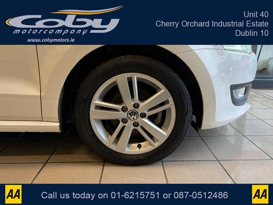 2014 Volkswagen Polo 1.2 AUTO 5DR. New NCT done before collection, Alloy Wheels, Air Conditioning, Hands Free, AUTO Wipers, Full Electrics, 2 Keys, Folding Rear Seats, Luggage Cover and more. €10,450