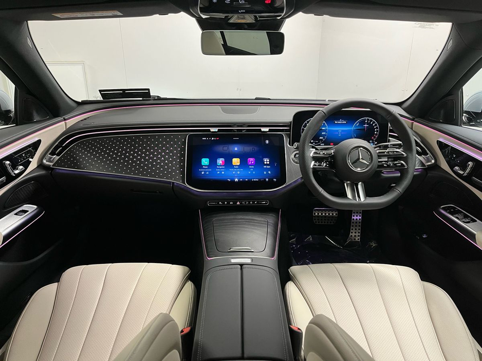 2026 Mercedes-Benz E Class 300e AMG - 19 Inch Alloys - Panoramic Sunroof - Reversing Camera - Ambient Lighting - Sat Nav - Climate Control - Electric Heated Memory Seats - Keyless Start - Apple CarPlay/Android Auto €90,654