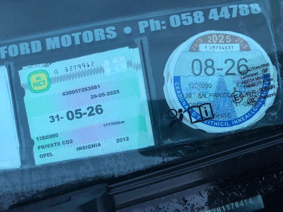 2012 Opel Insignia 2.0CDTI (160PS) SE ECOFLEX €2,995