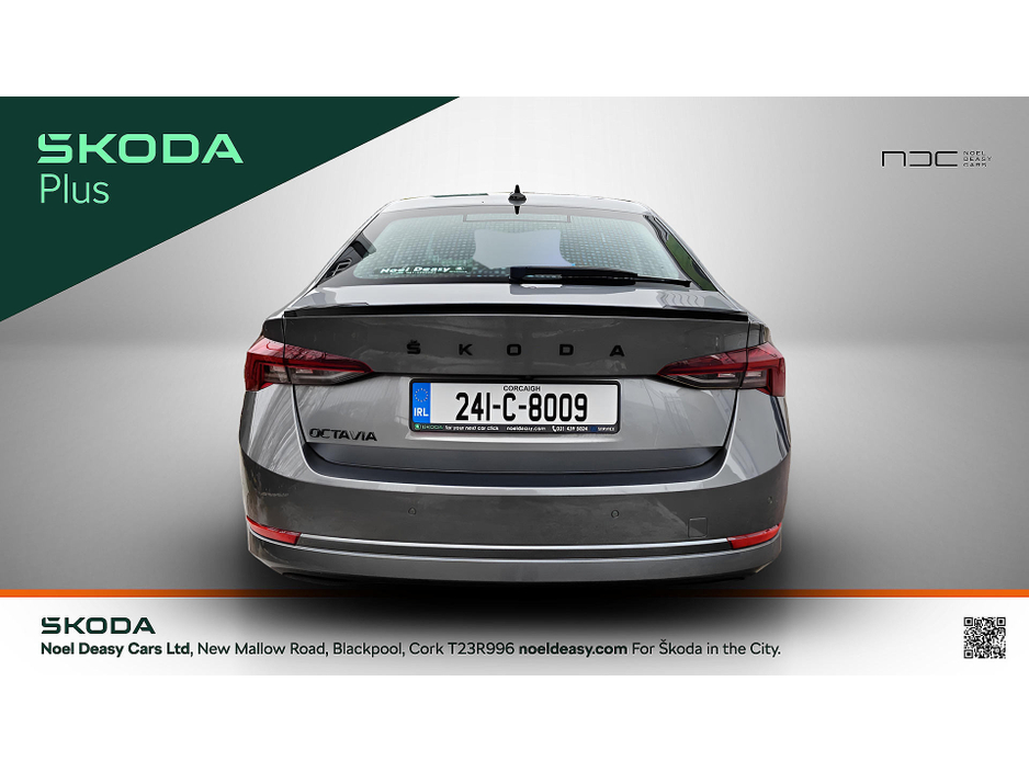 2024 Skoda Octavia AMBITION 2.0 TDI 115 BHP-GRAPHITE GREY METALLIC- FACTORY REAR SPOLIER- BLACK BADGING €29,950