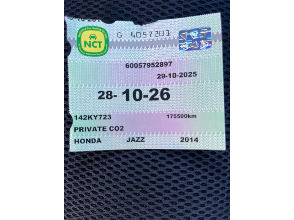 2014 Honda Jazz 1.4 i-VTEC EX CVT €6,950