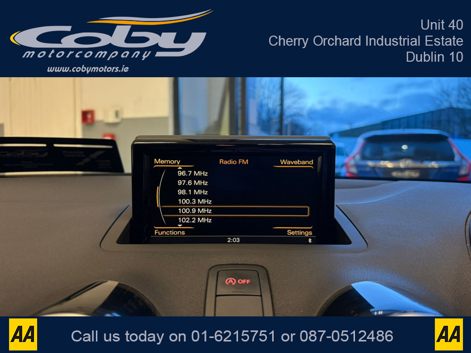 2018 Audi A1 1.0 5DR AUTO S LINE Pack. Stunning Car, New NCT done before collection, 2 keys, Alloy Wheels, Reverse Camera, Parking Sensors, Climate Control, Heated Seats, MFSW, Full Electrics and much more. €16,450