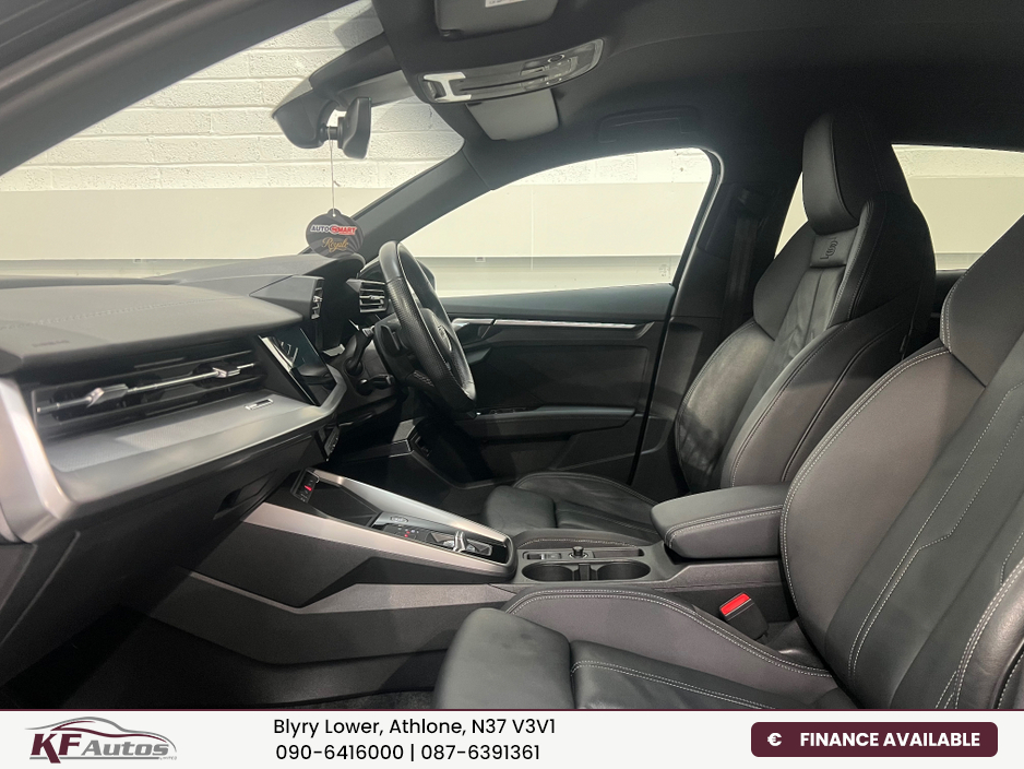 2023 Audi A3 Sportback S Line 40 TFSI-E PHEV 5dr 201bhp S-Tronic Auto - 231 Reg €31,995