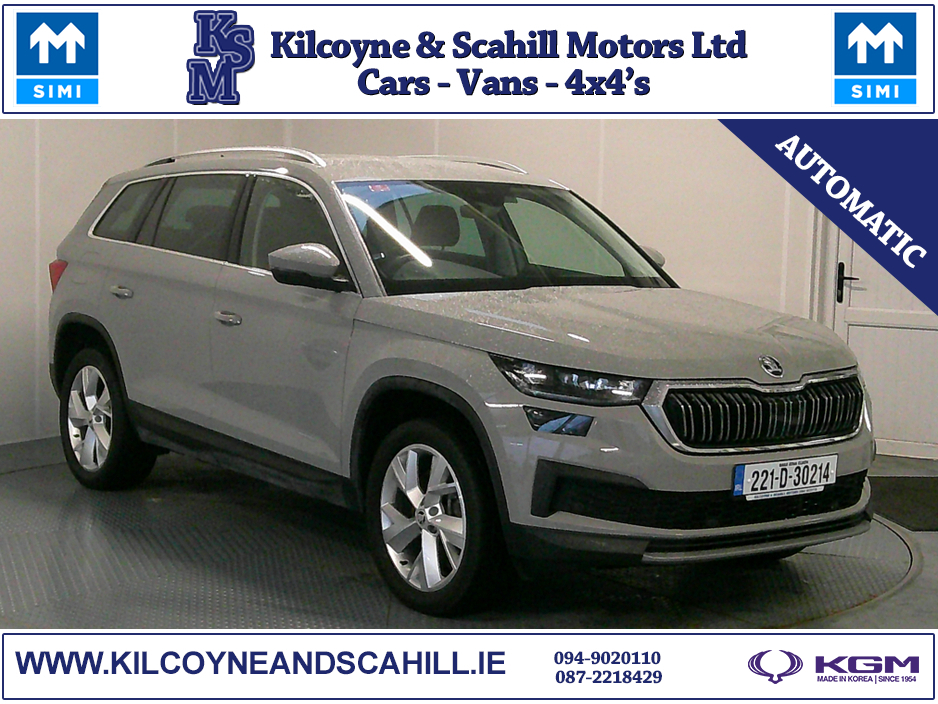 2022 Skoda Kodiaq 7S STYLE 2.0 TDI 15 150HP DSG €41,950