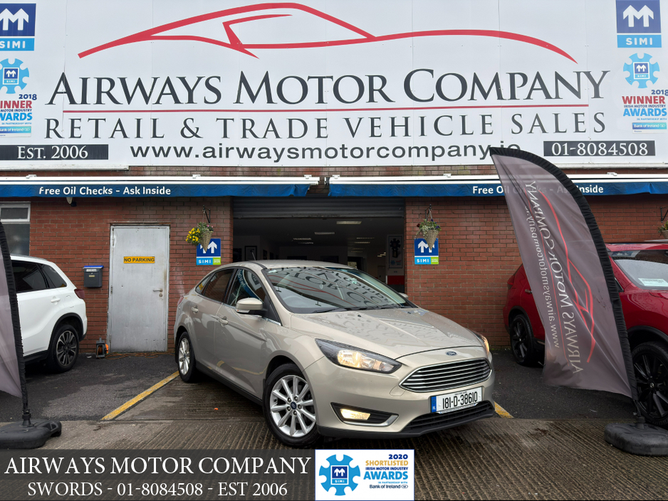 2018 Ford Focus 1.0T TITANIUM SALOON 4DR €11,750