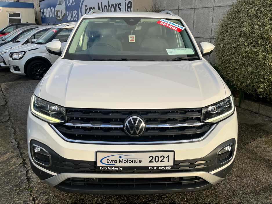 2021 Volkswagen T-Cross STYLE AUTOMATIC 1.0 PETROL //HALF LEATHER SEATS//KEYLESS ENTRY//ADAPTIVE CRUISE CONTROL//REVERSE CAMERA// €22,950
