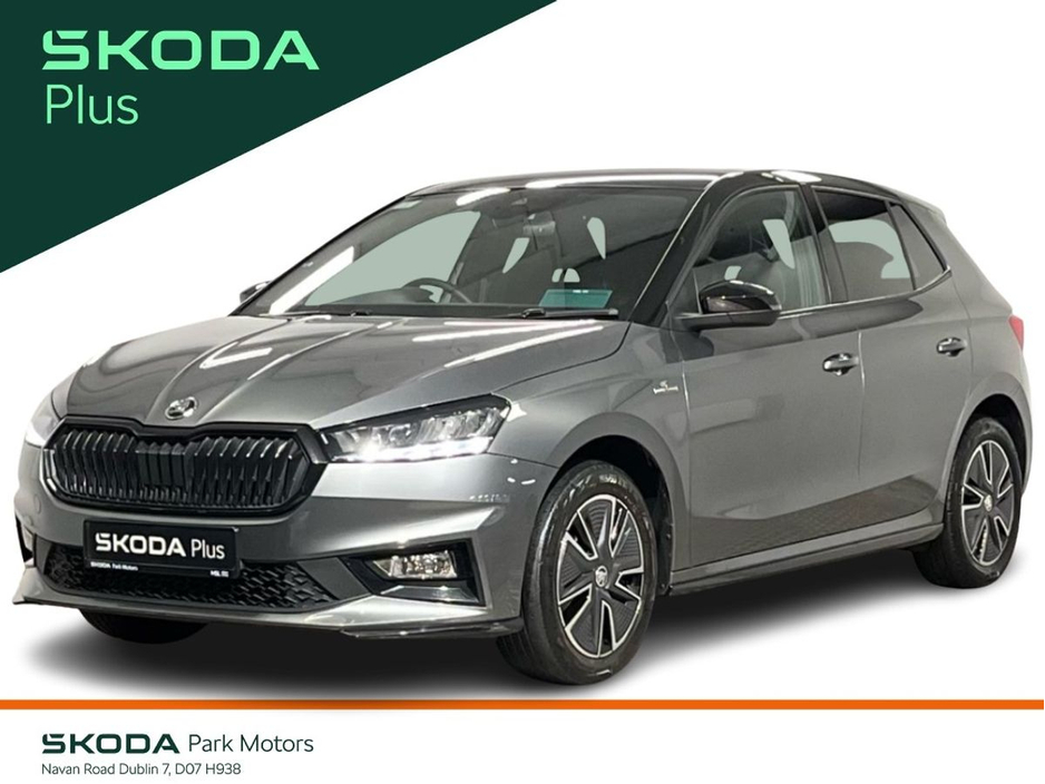 2023 Skoda Fabia Monte Carlo 1.0 TSI 95BHP - Parking Sensors - Air-Conditioning - Cruise Control - Auto Lights/Wipers - Apple CarPlay/Android Auto €22,950