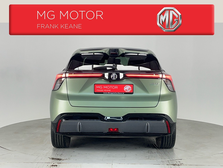 2024 MG MG4 EV X POWER RACING GREEN 435BHP 64KWH AUTO **HEATED ALCANTARA SEATS**18" DIAMOND CUT ALLOY WHEELS WITH TANZANITE ORANGE CALLIPERS**2 TONE ROOF**HEATED STEERING WHEEL**APPLE CARPLAY**TOUCH SCREEN DISPLAY** €30,995