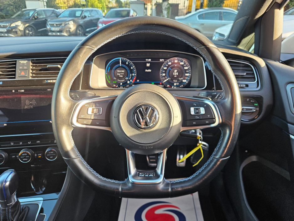 2018 Volkswagen Golf 1.4 GTE AUTOMATIC 201BHP *PLUG IN PETROL HYBRID* NCT 12/27 FINANCE AVAILABLE FROM €76 PER WEEK 2 KEYS/ REVERSE CAMERA/ BLUETOOTH/ USB/ AUX/  CHARGING CABLES AVAILABLE/ HISTORY CHECKED €16,950
