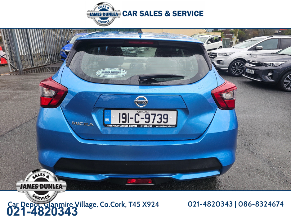 2019 Nissan Micra 1.0 SV MY19 4DR €12,500