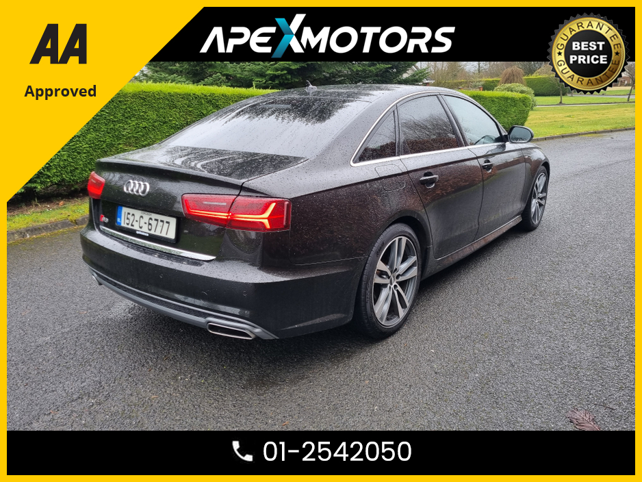 2015 Audi A6 FINANCE ARRANGED * 2.0 TDI S-LINE ULTRA 187BHP 4DR AUTO 190PS * NCT DEC-26 * CREAM LEATHER * IMMACULATE * STAMPED SERVICE HISTORY * AA APPROVED * 101 SAFETY CHECKLIST * AUTOMATIC (DSG) * HEATED SEATS €17,249